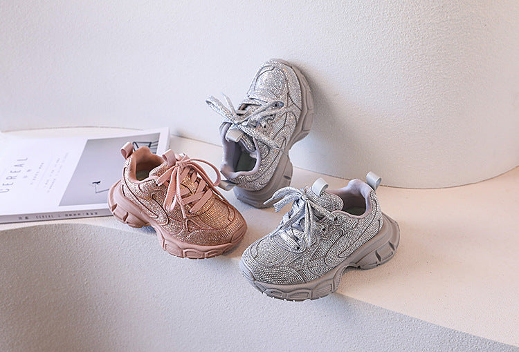 Zapatillas Deportivas Brillantes para Niños