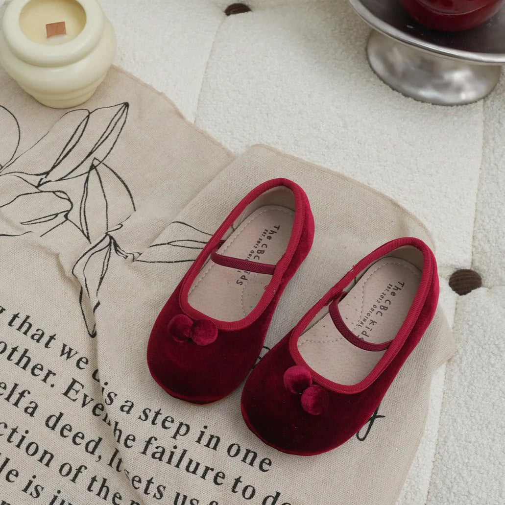 Zapatillas Cerejinha Terciopelo Infantil