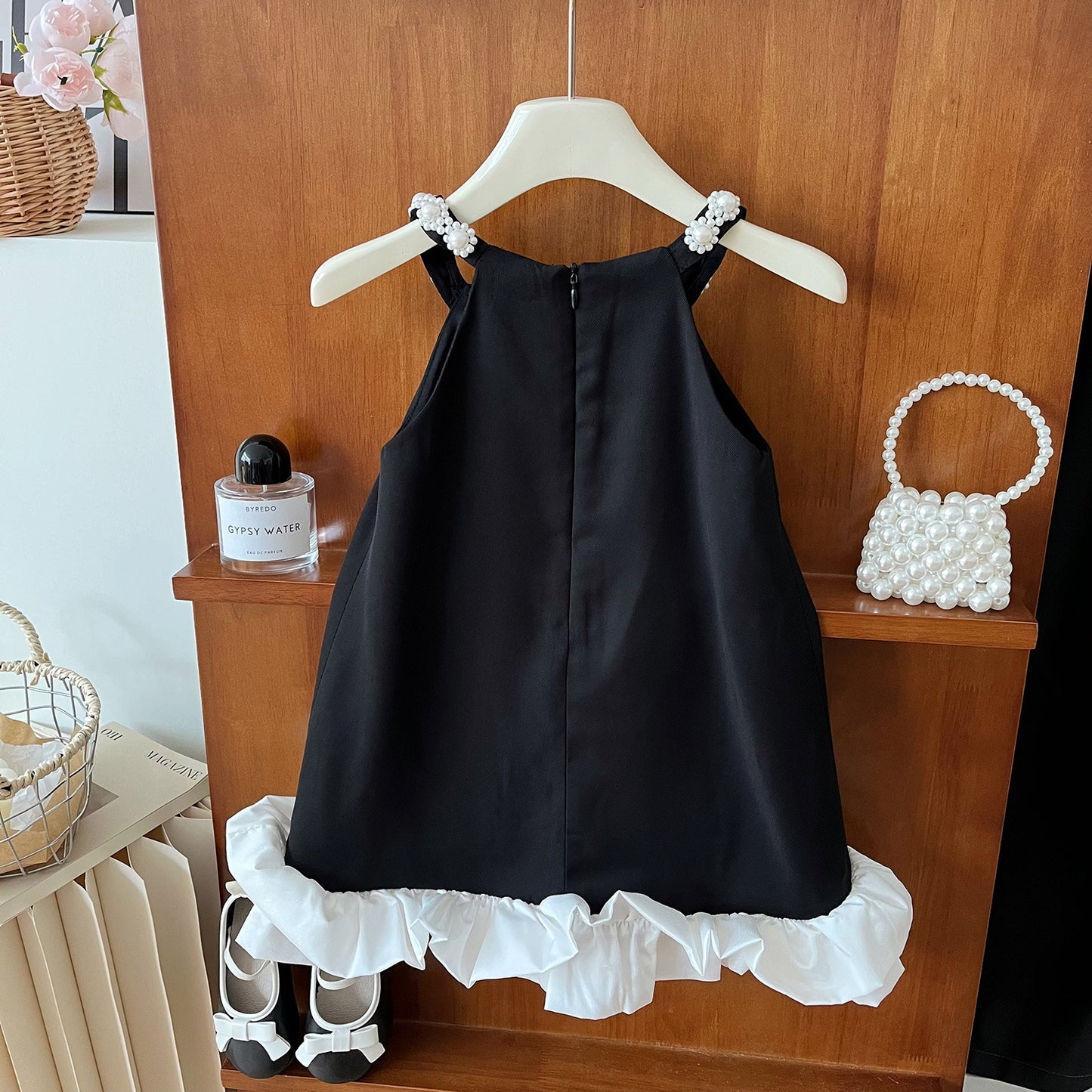 Vestido Infantil Perlas
