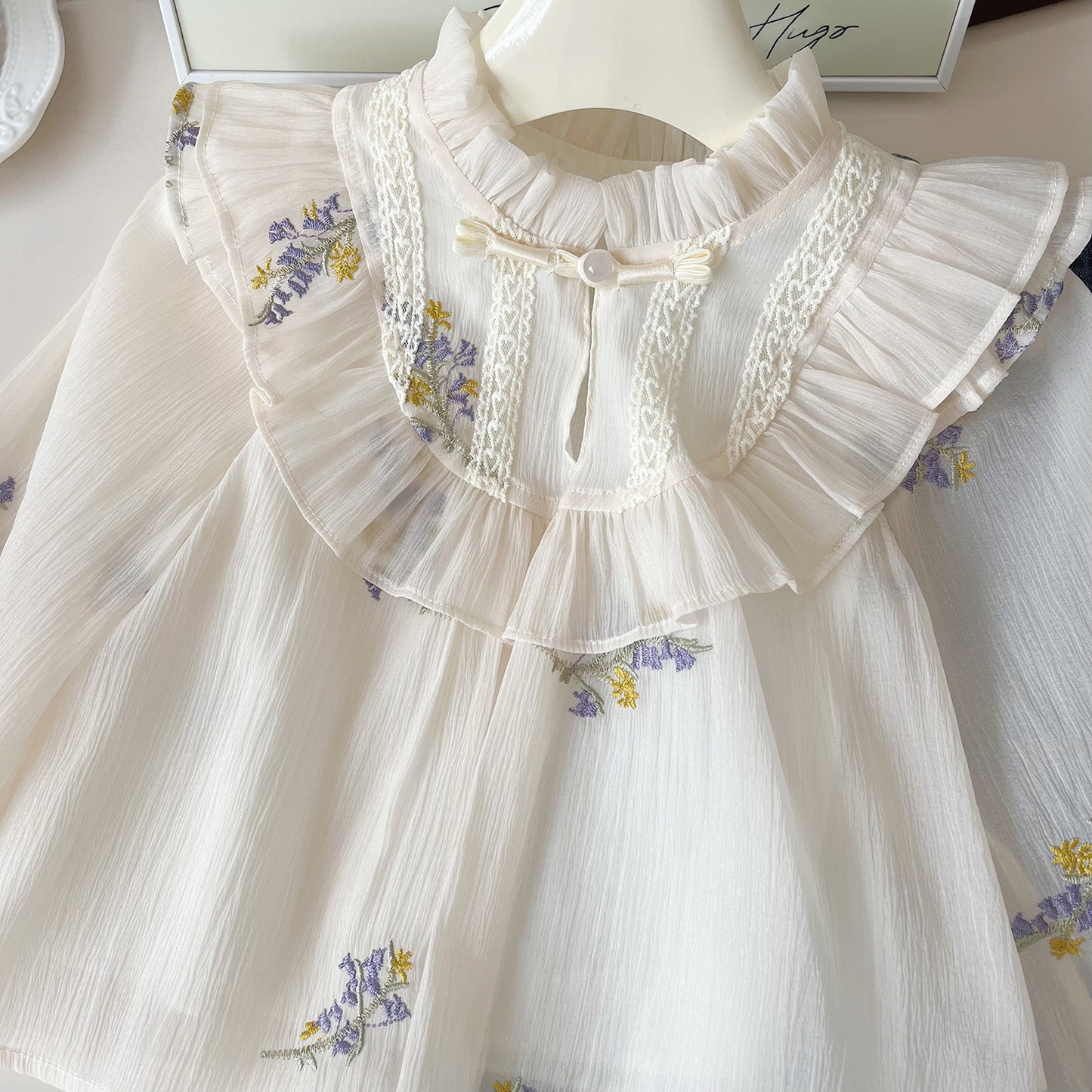 Conjunto Infantil Camisa Flores y Vaqueros