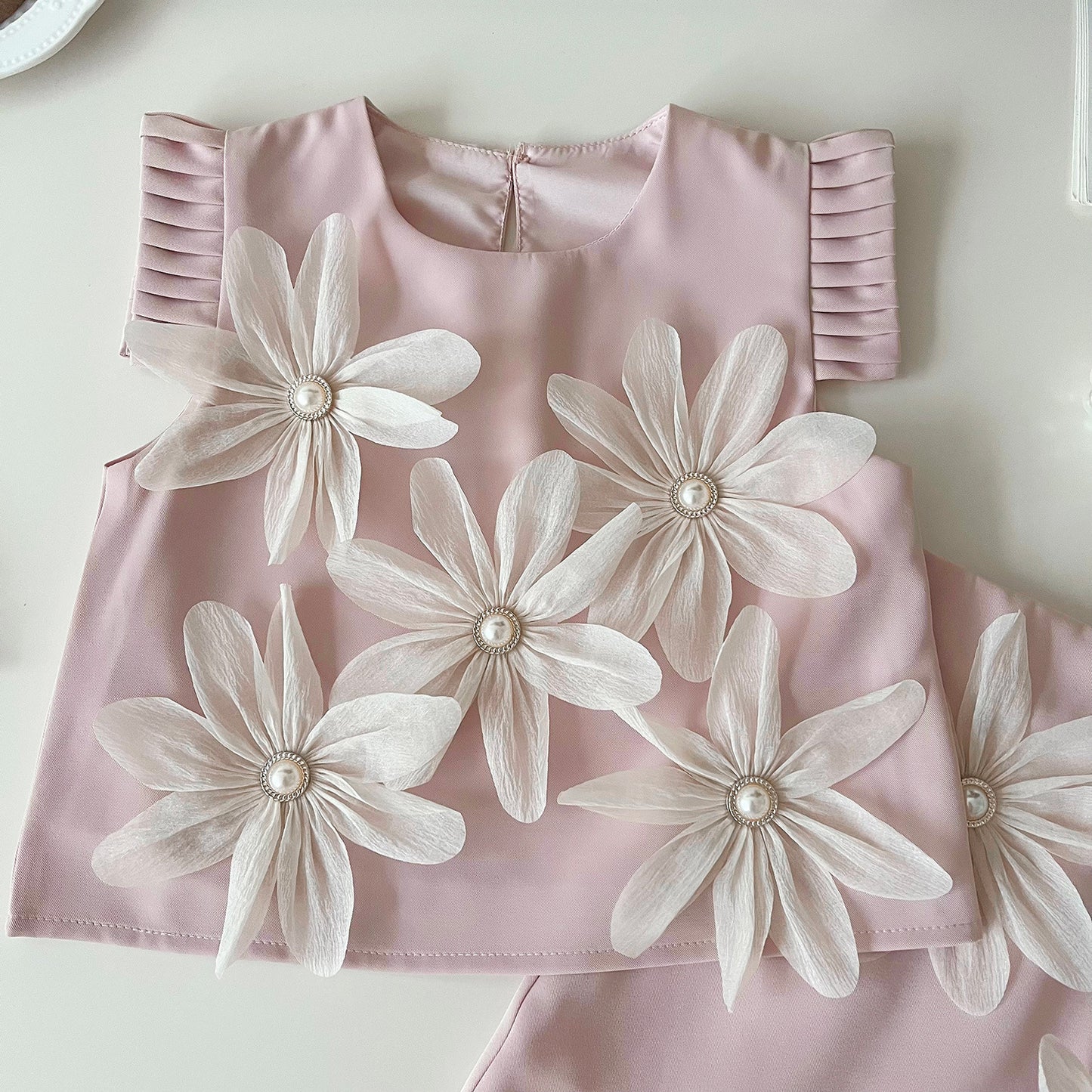 Conjunto Infantil Boutique Flores