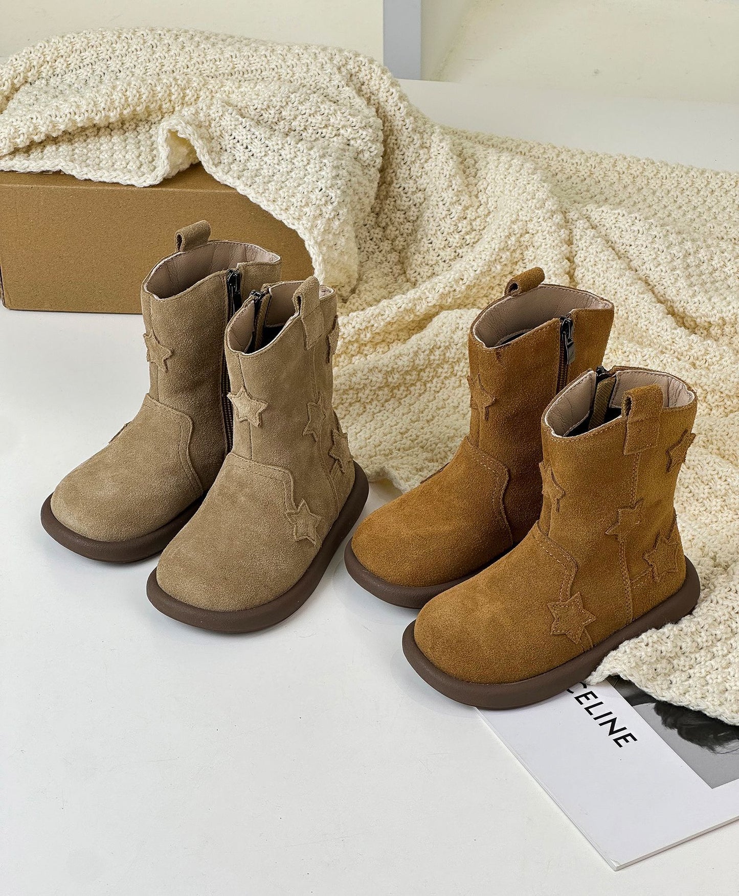 Estrelinhas Bota Infantil Mujer