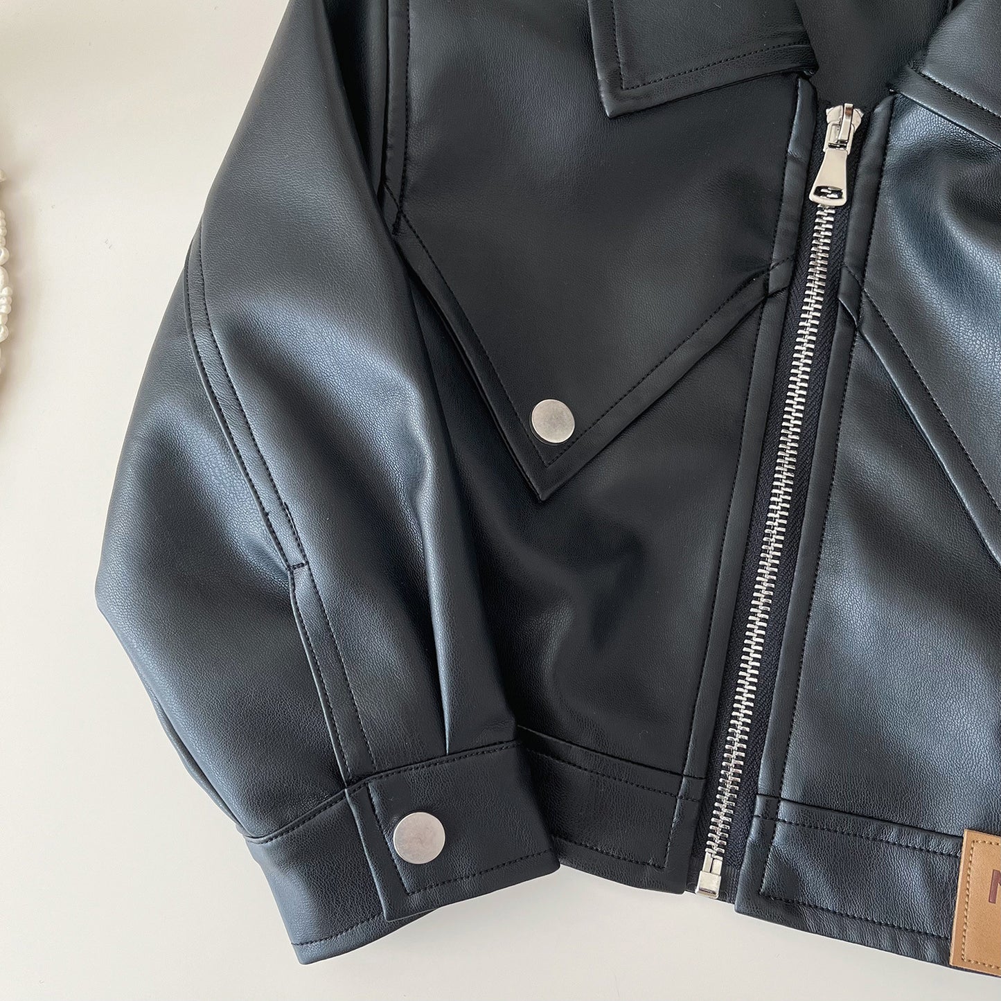 Conjunto infantil chaqueta + falda transparente para niña