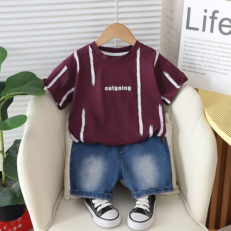 Conjunto de Camiseta y Jeans para Niño