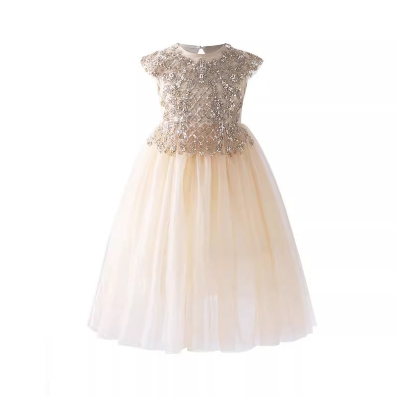 Vestido Infantil Princesa Brillante
