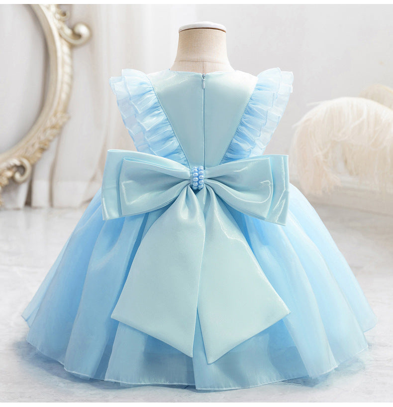 Vestido de Fiesta Infantil Florecitas