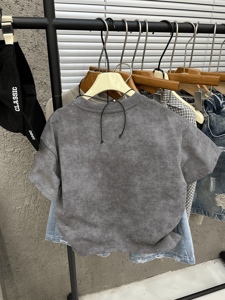Camiseta Hombre Niño Letras