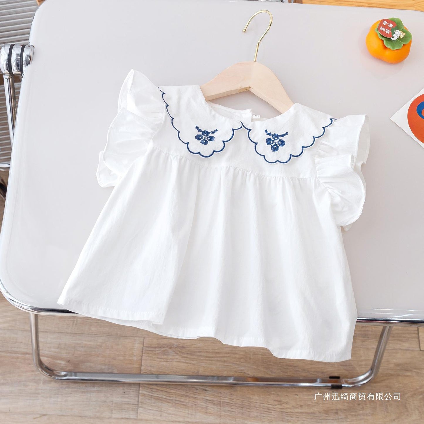 Blusa Infantil Cuello Bodada