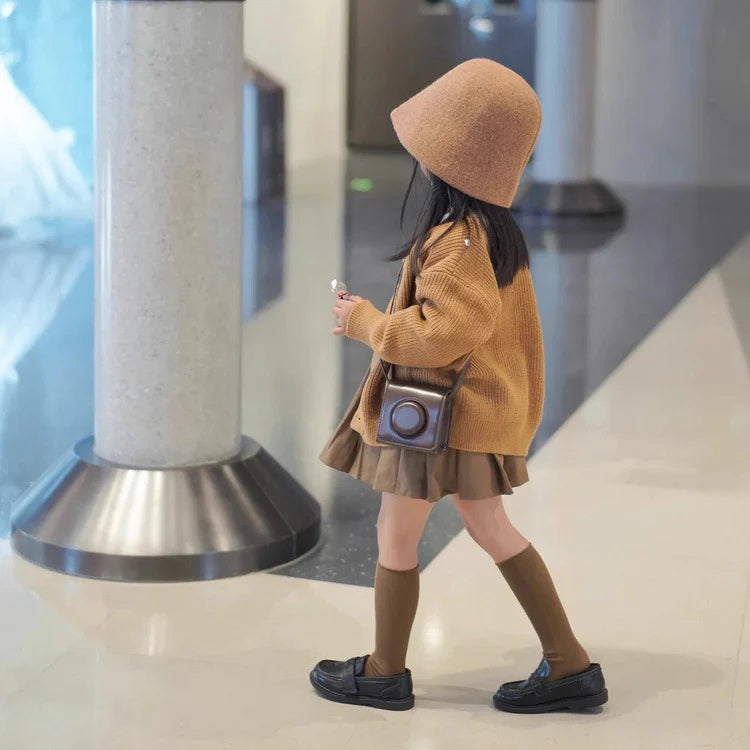 Conjunto de Suéter y Falda Plisada para Niños