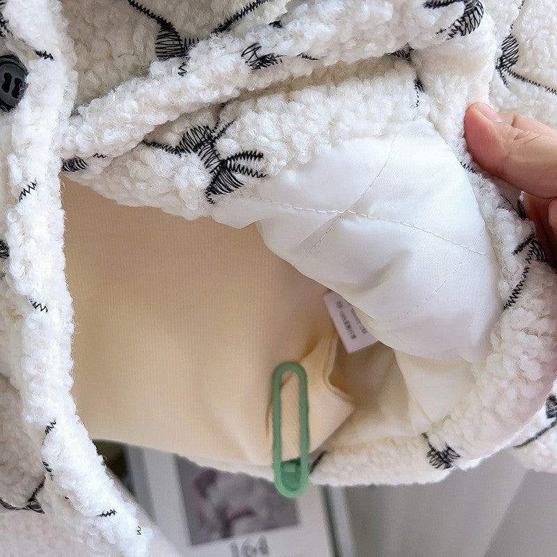 Abrigo Infantil Mujer Lazos