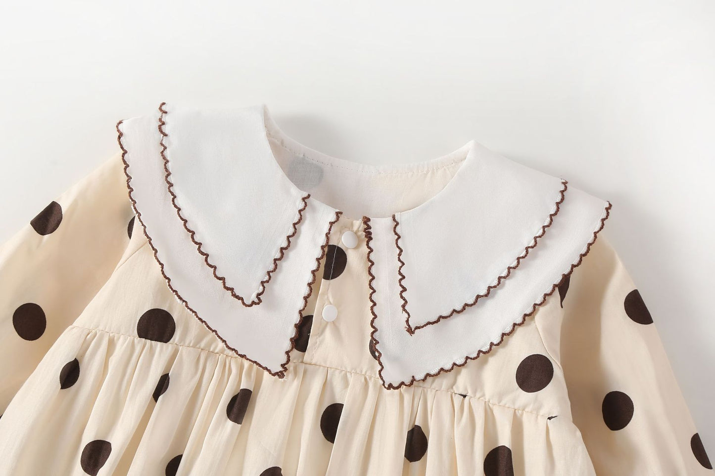 Vestido Infantil Lunares + Gorro