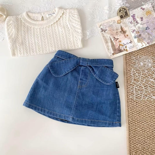 Falda vaquera para Niñas Lazo