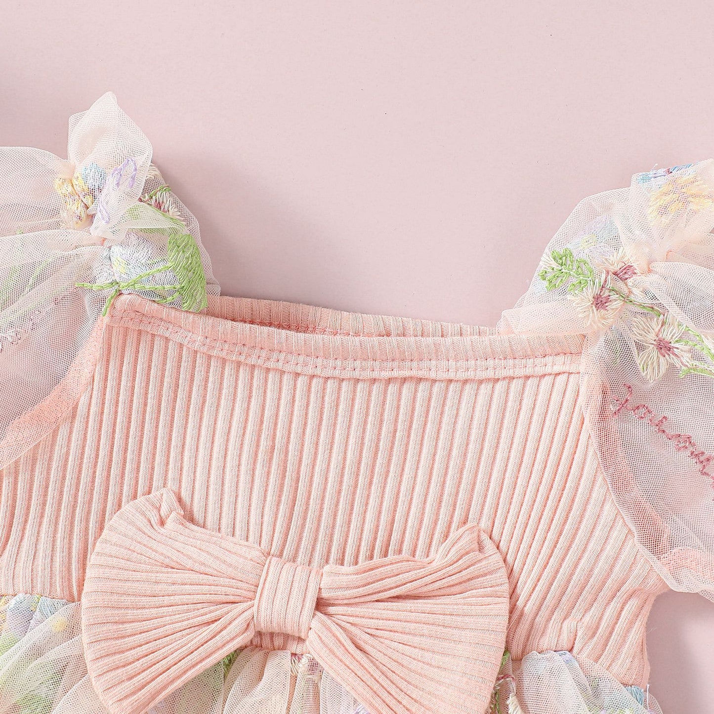 Body infantil de Encaje Floral