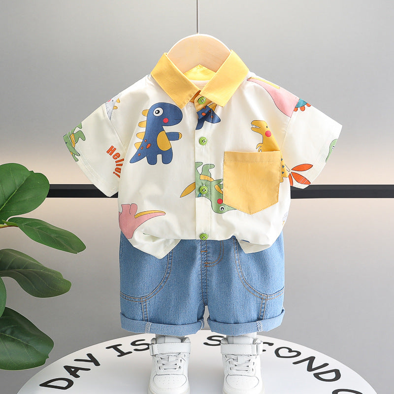 Conjunto de Polo y Jeans para Niño