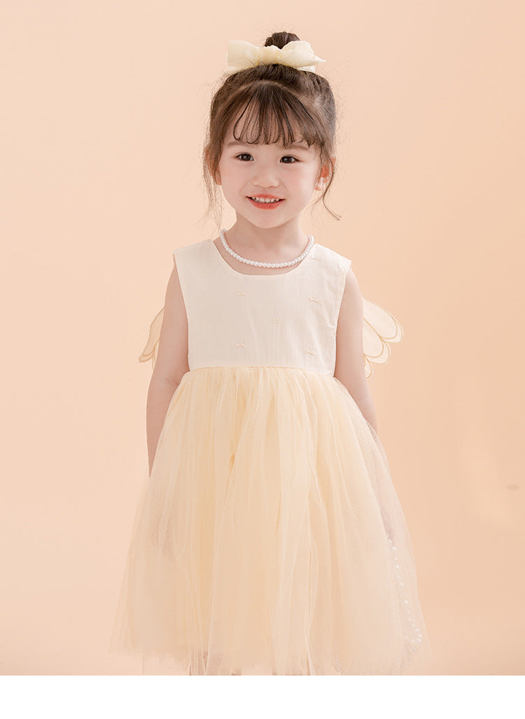 Vestido Infantil con Alas de Estrella