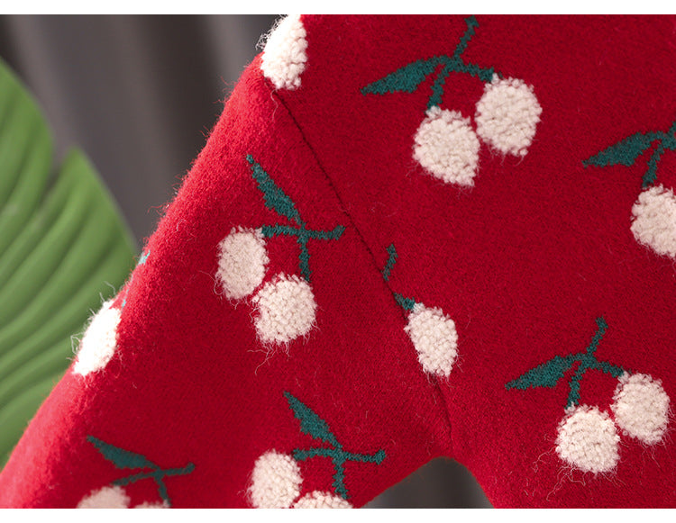 Blusa Infantil Mujer Cerejinhas