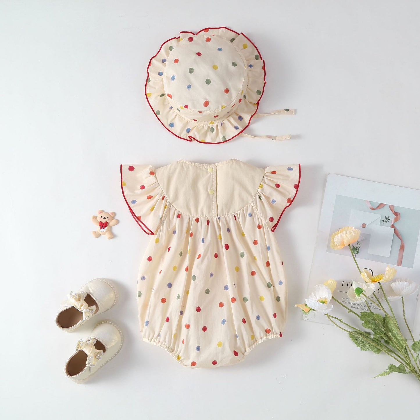 Body Infantil Oso Poá para Mujer