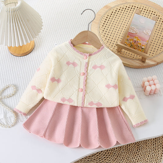 Conjunto de punto para niña Mussi