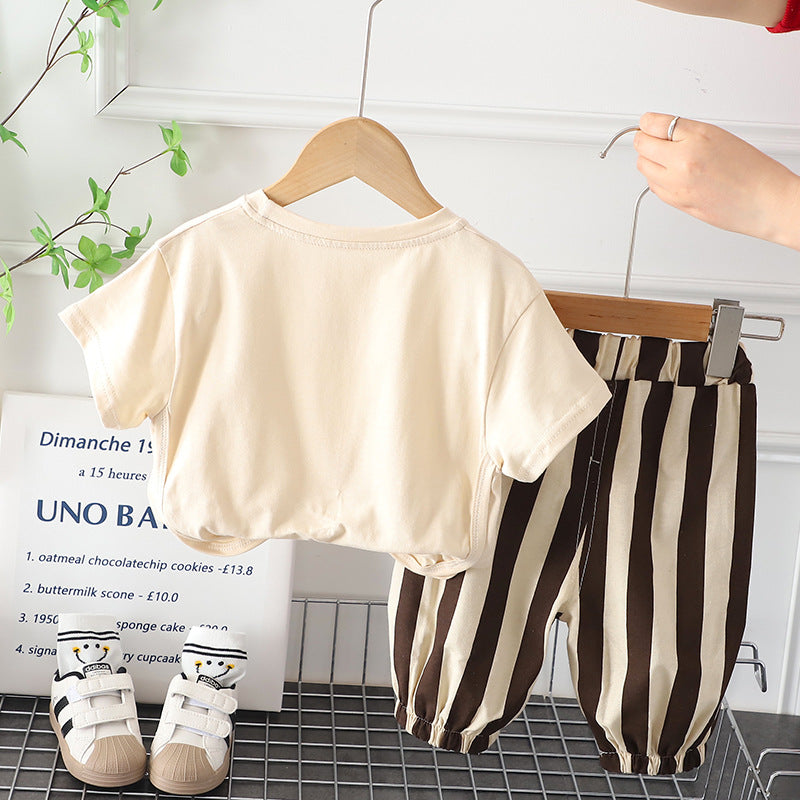 Conjunto Infantil Hombre Osito Rayas