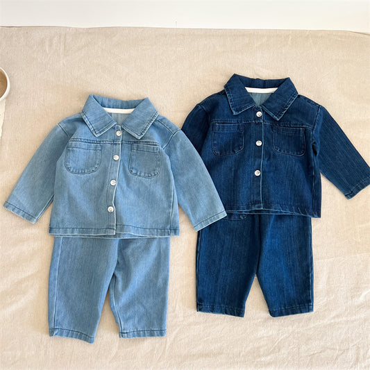 Conjunto Infantil Bolsillos Jeans