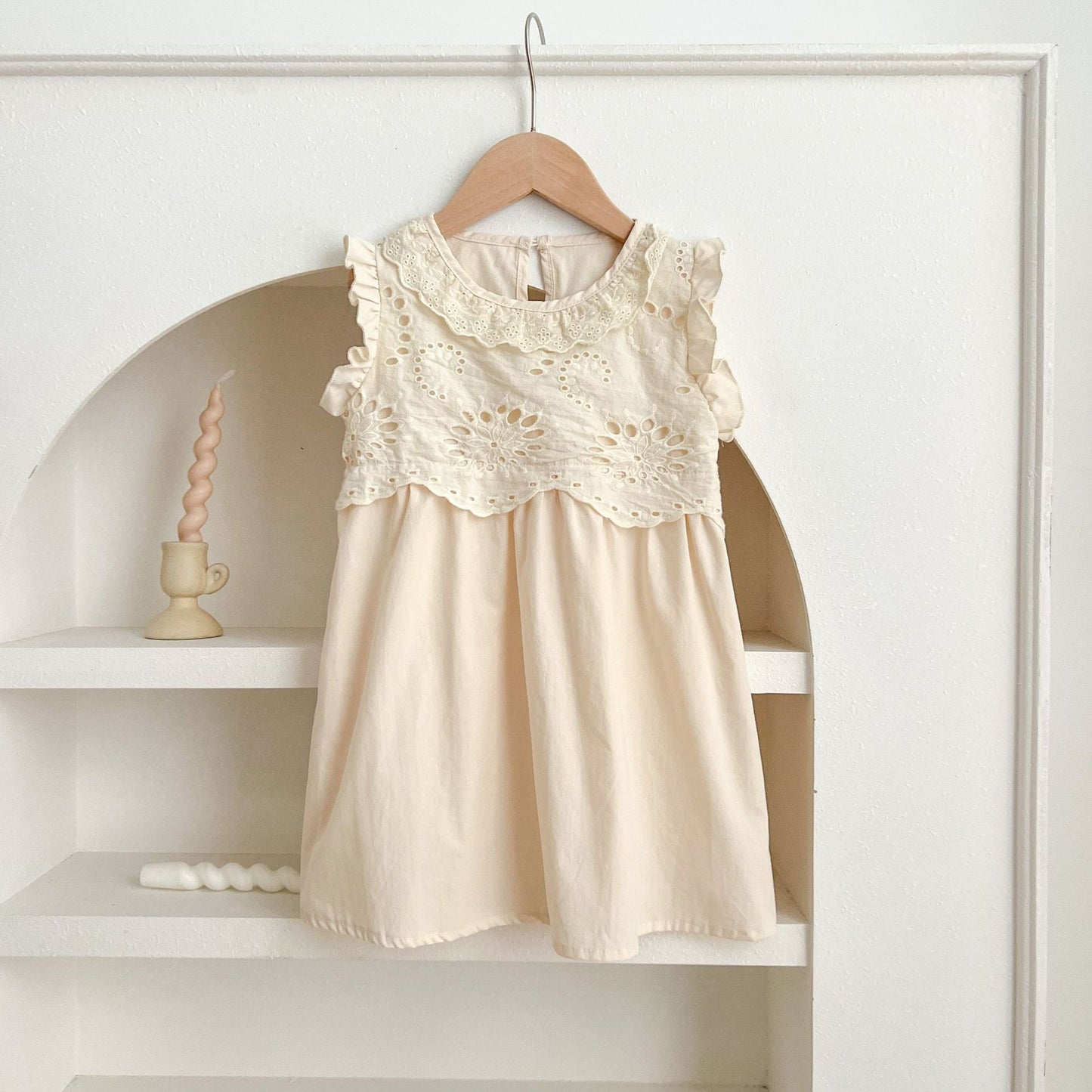 Body Infantil de Encaje de Verano