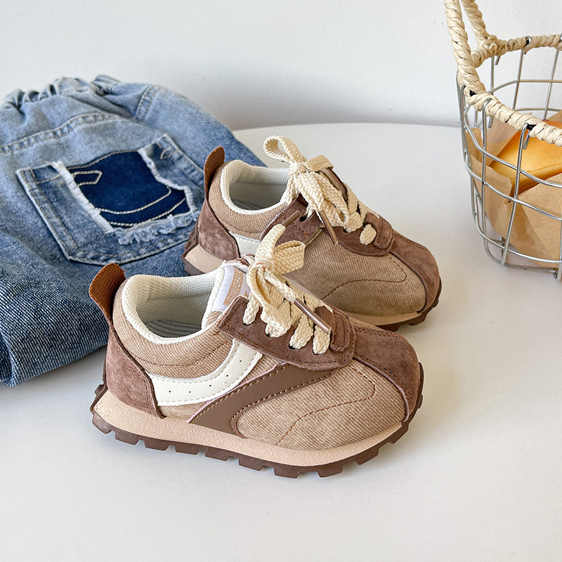 Zapatillas Confort Con Cordones Para Niños