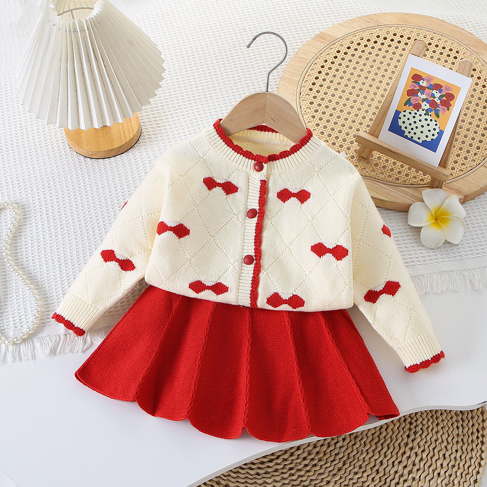 Conjunto de punto para niña Mussi