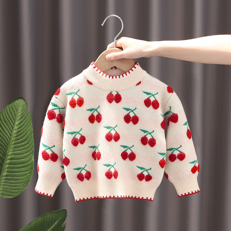 Blusa Infantil Mujer Cerejinhas