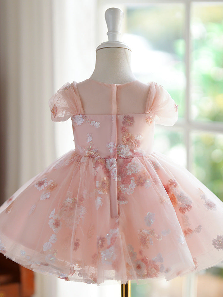 Vestido de Fiesta Infantil Florecitas