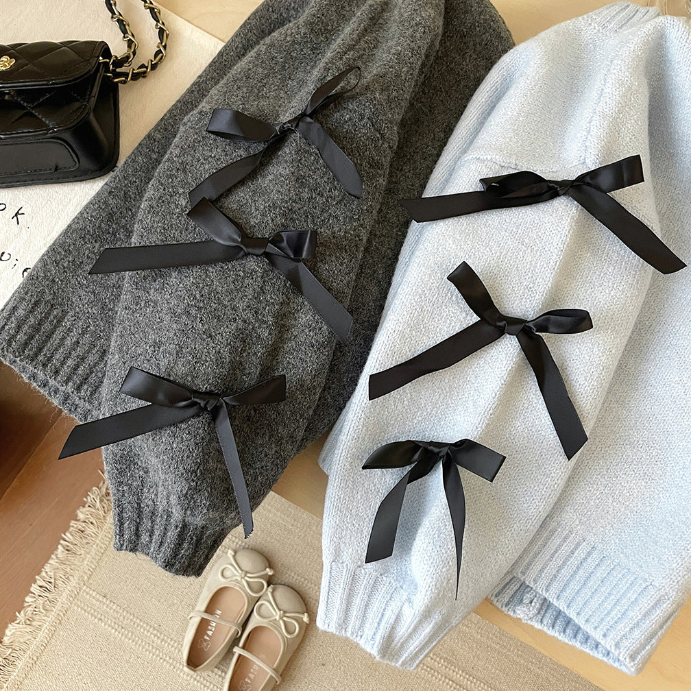 Blusa Infantil de Invierno con Lazos