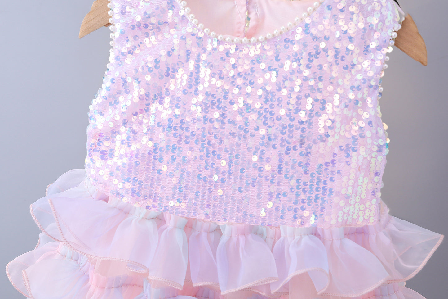 Vestido Infantil Mariposa Brillante