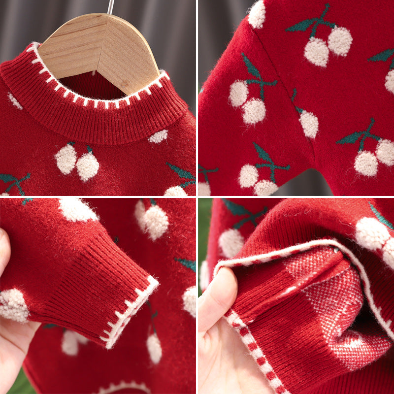 Blusa Infantil Mujer Cerejinhas