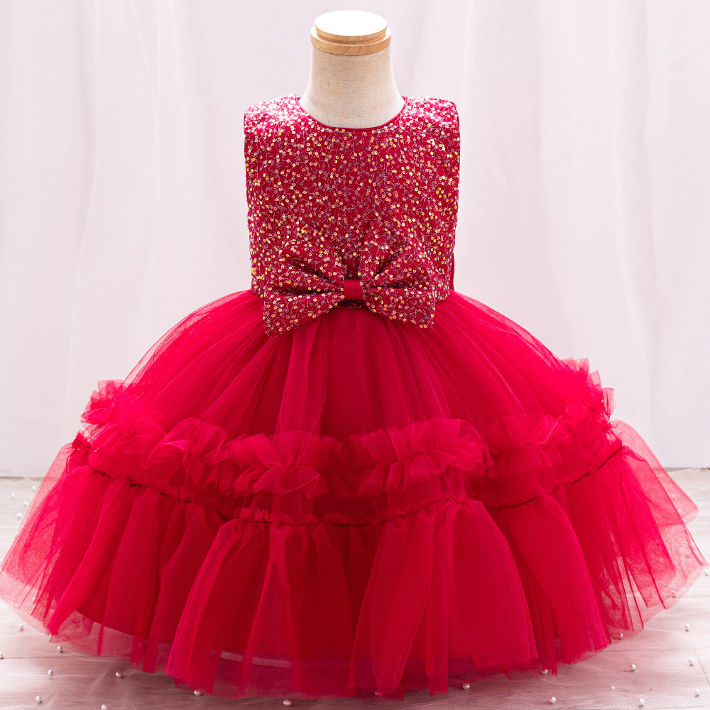 Vestido de Encaje brillante