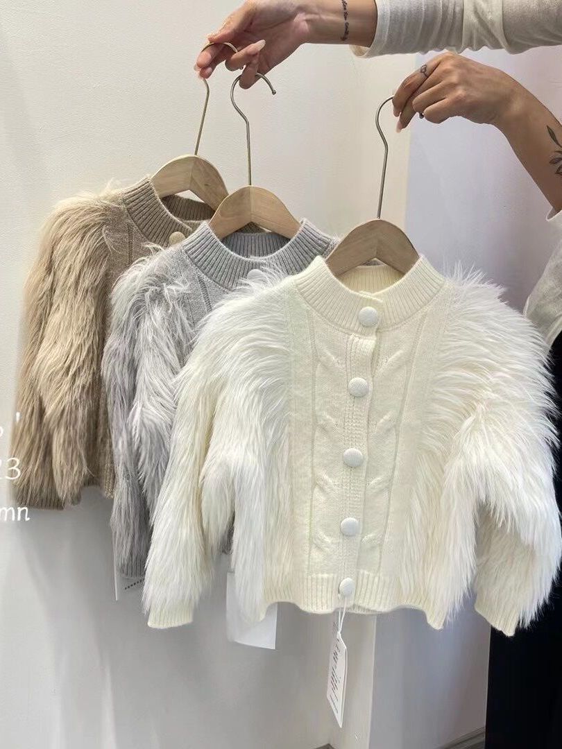 Abrigo de Piel de Invierno para Niñas