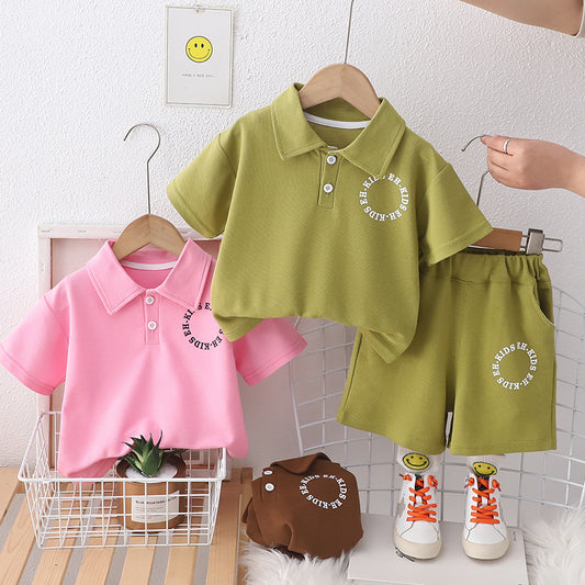 Conjunto de Cuello Polo para Niño