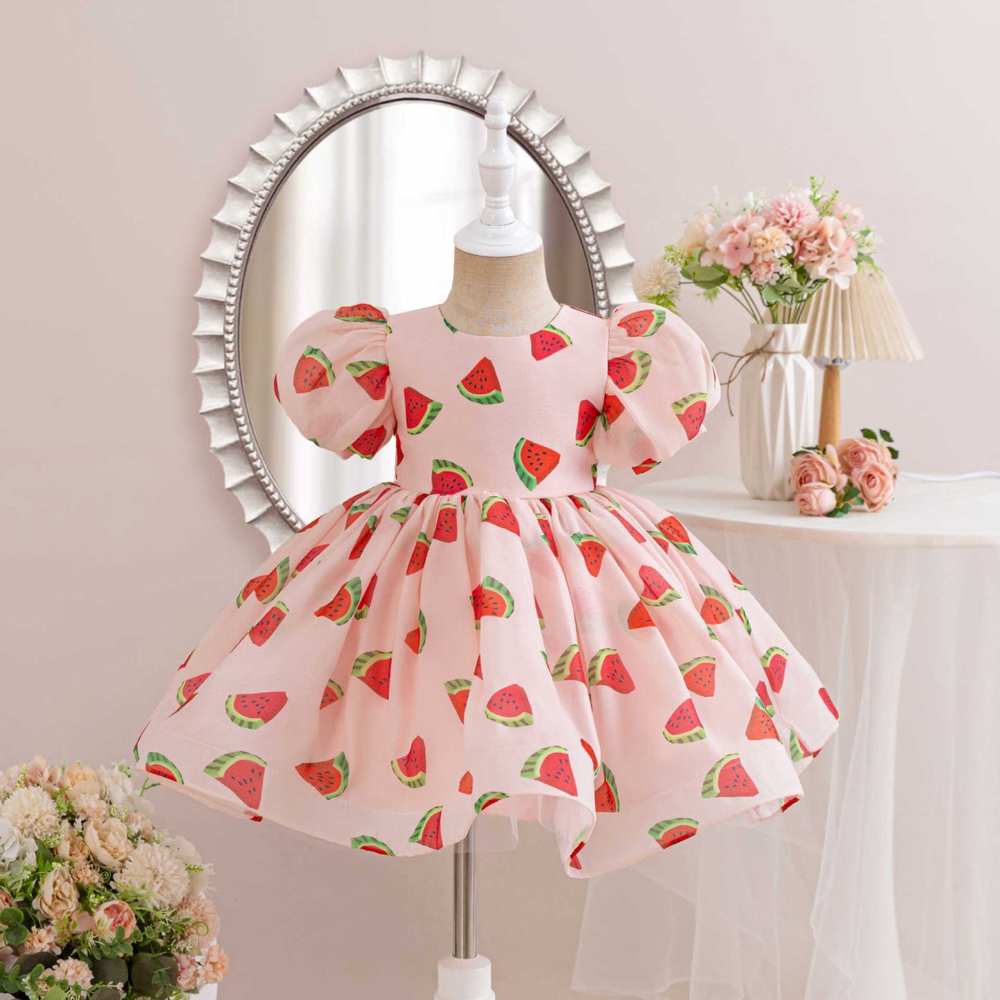 Vestido de fiesta para niñas Amor/Cerezas/Sandía
