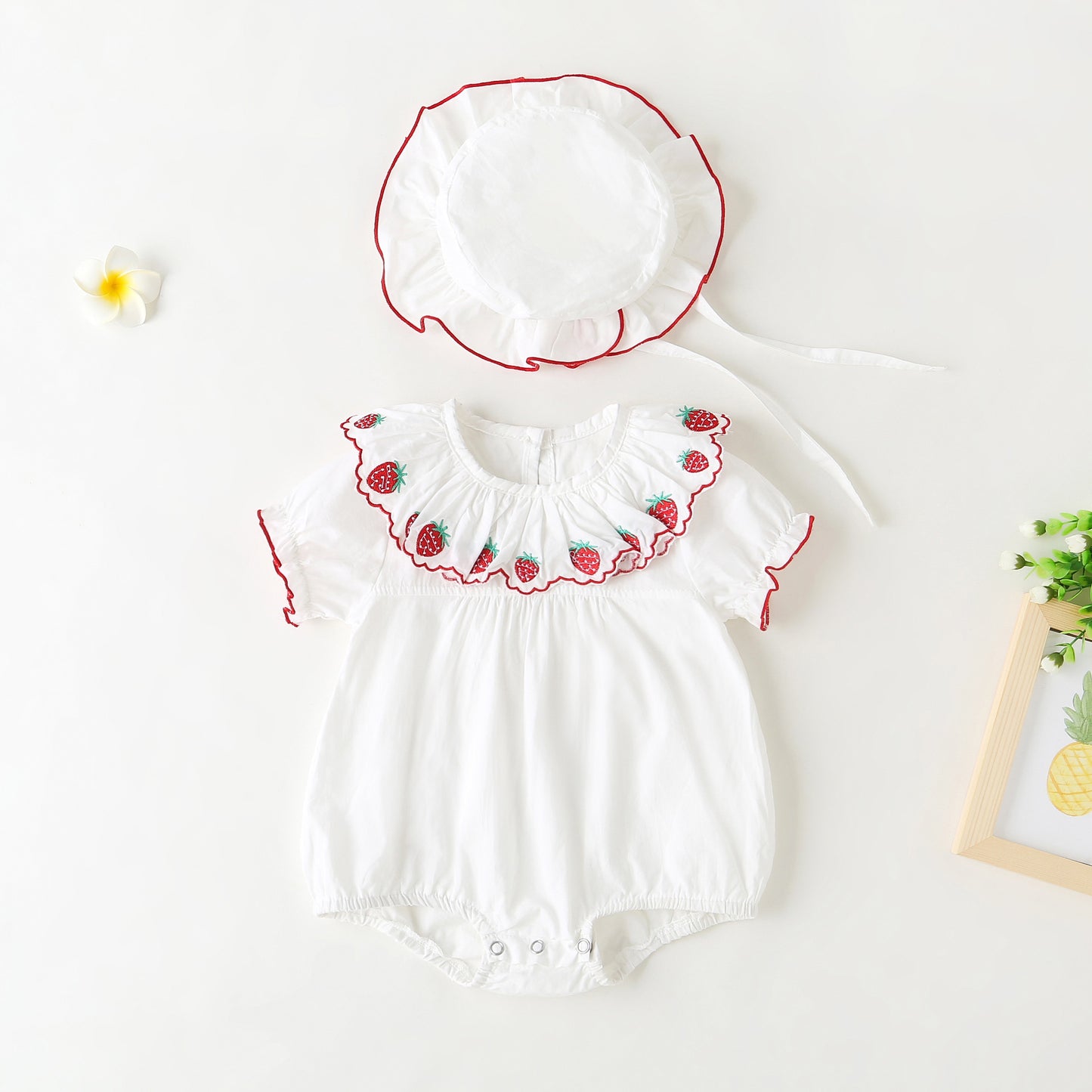 Body Infantil Mujer Fresas