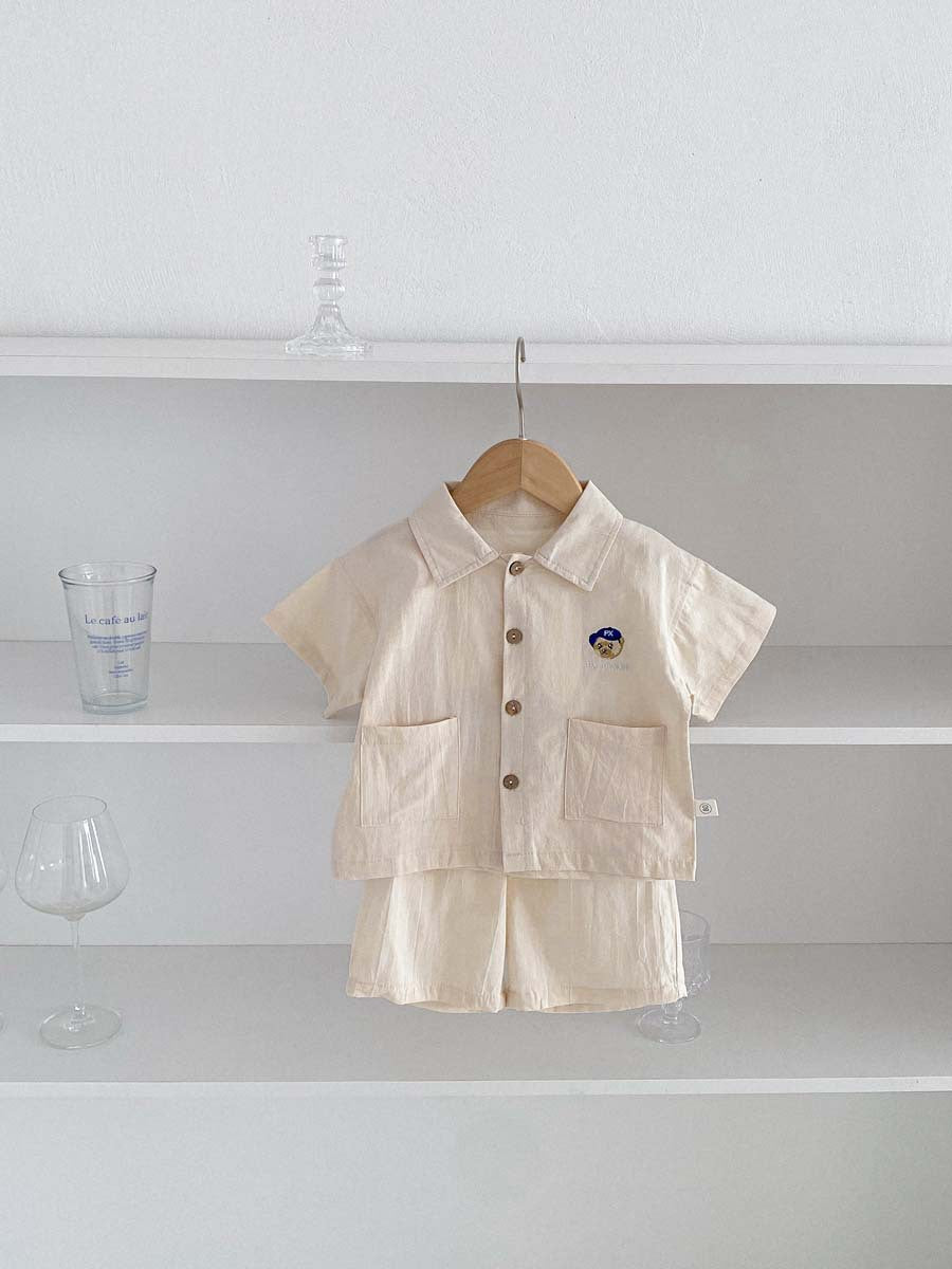 Conjunto de Bolsillos con Forma de Osito de Peluche para Niño