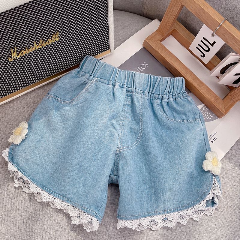 Bermudas  Jeans  Niño Florzinhas