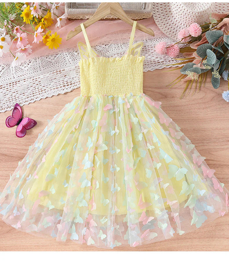 Vestido Infantil Mariposas y Alas