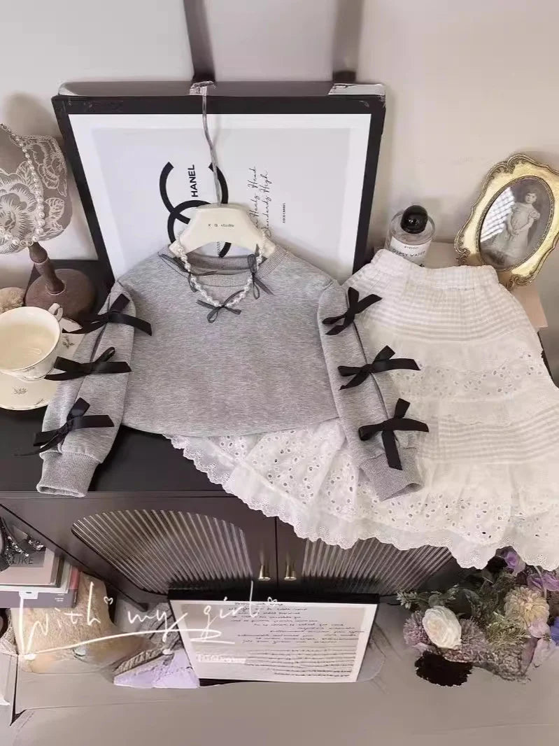 Conjunto Infantil Mujer Lazos