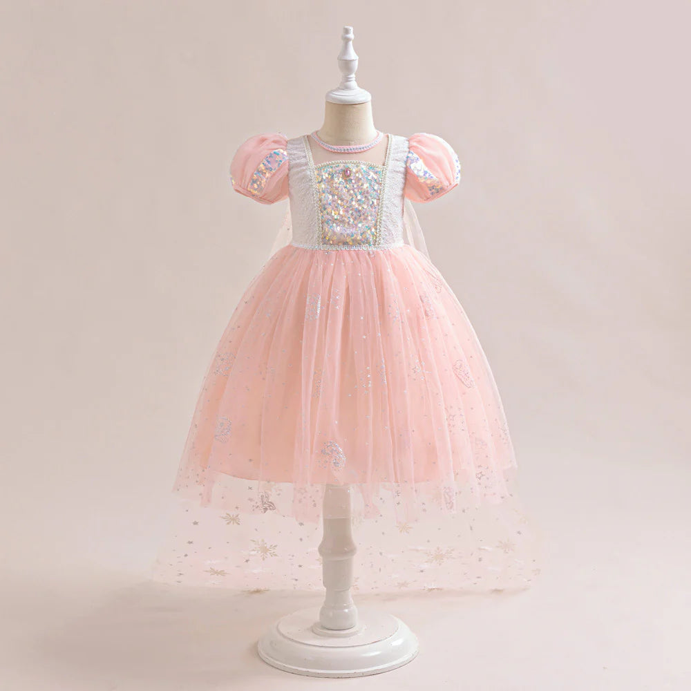 Vestido de Fiesta Infantil Princesa Brillante