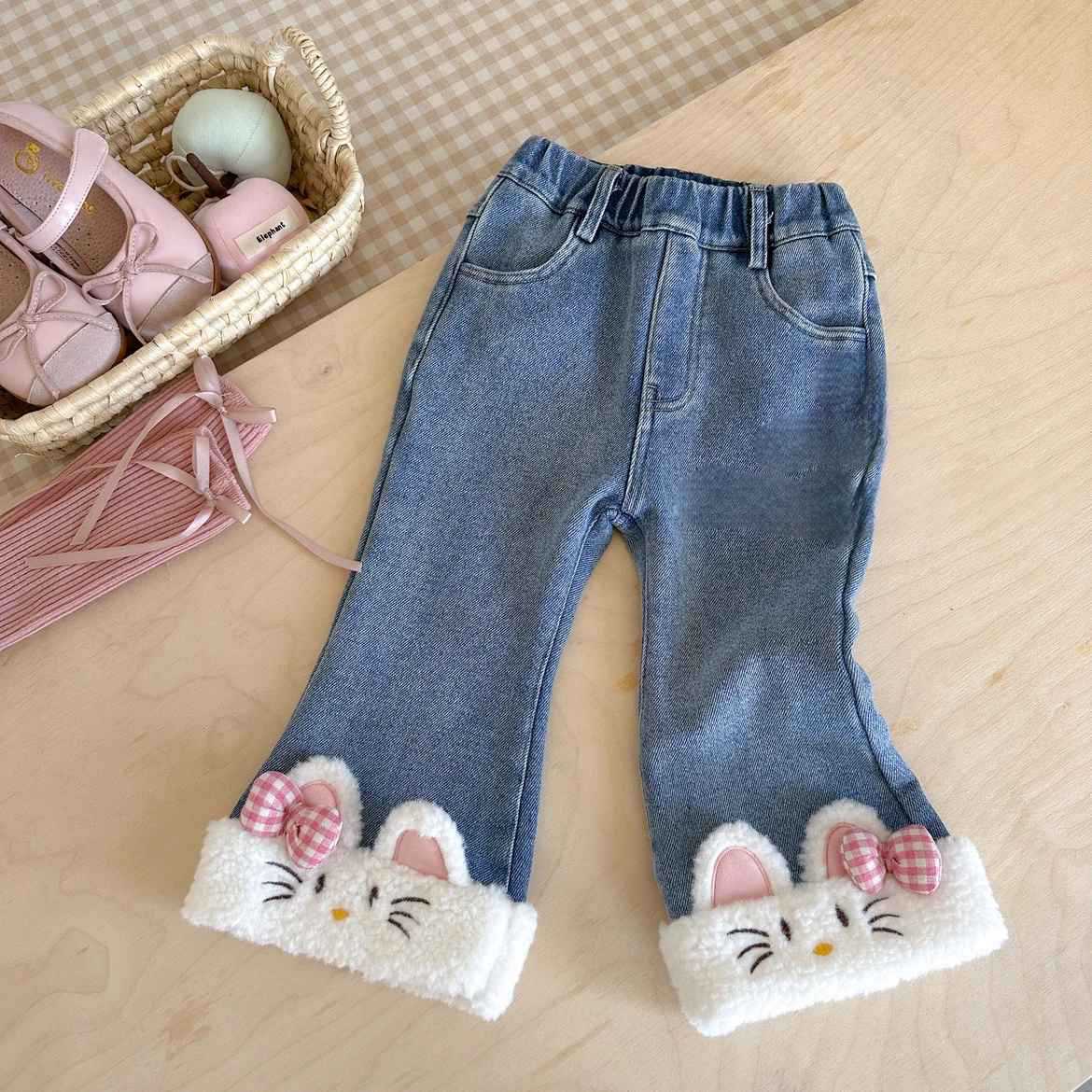 Pantalones Vaqueros de Hello Kitty para Niña