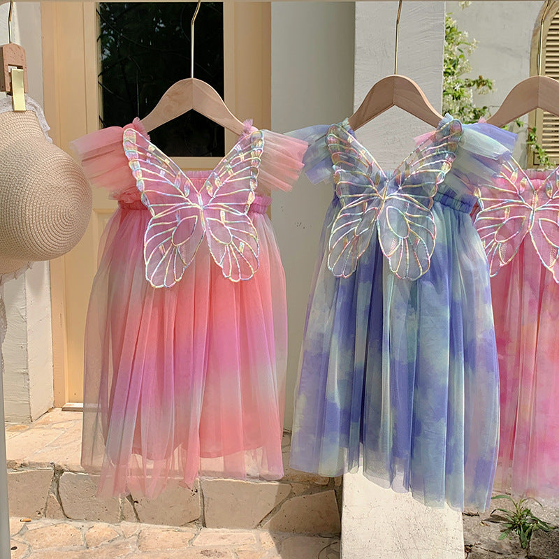 Vestido Infantil Tul Colores Asinha