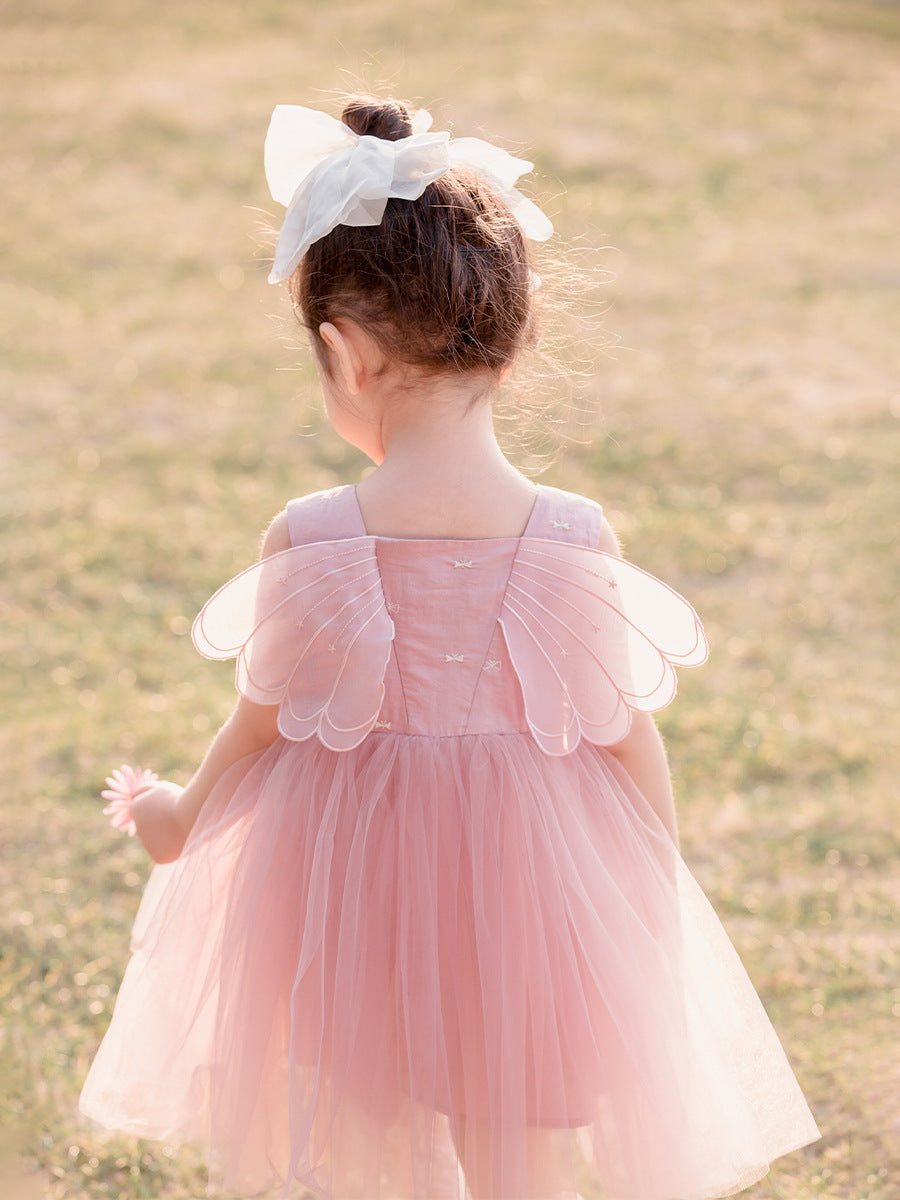 Vestido Infantil con Alas de Estrella