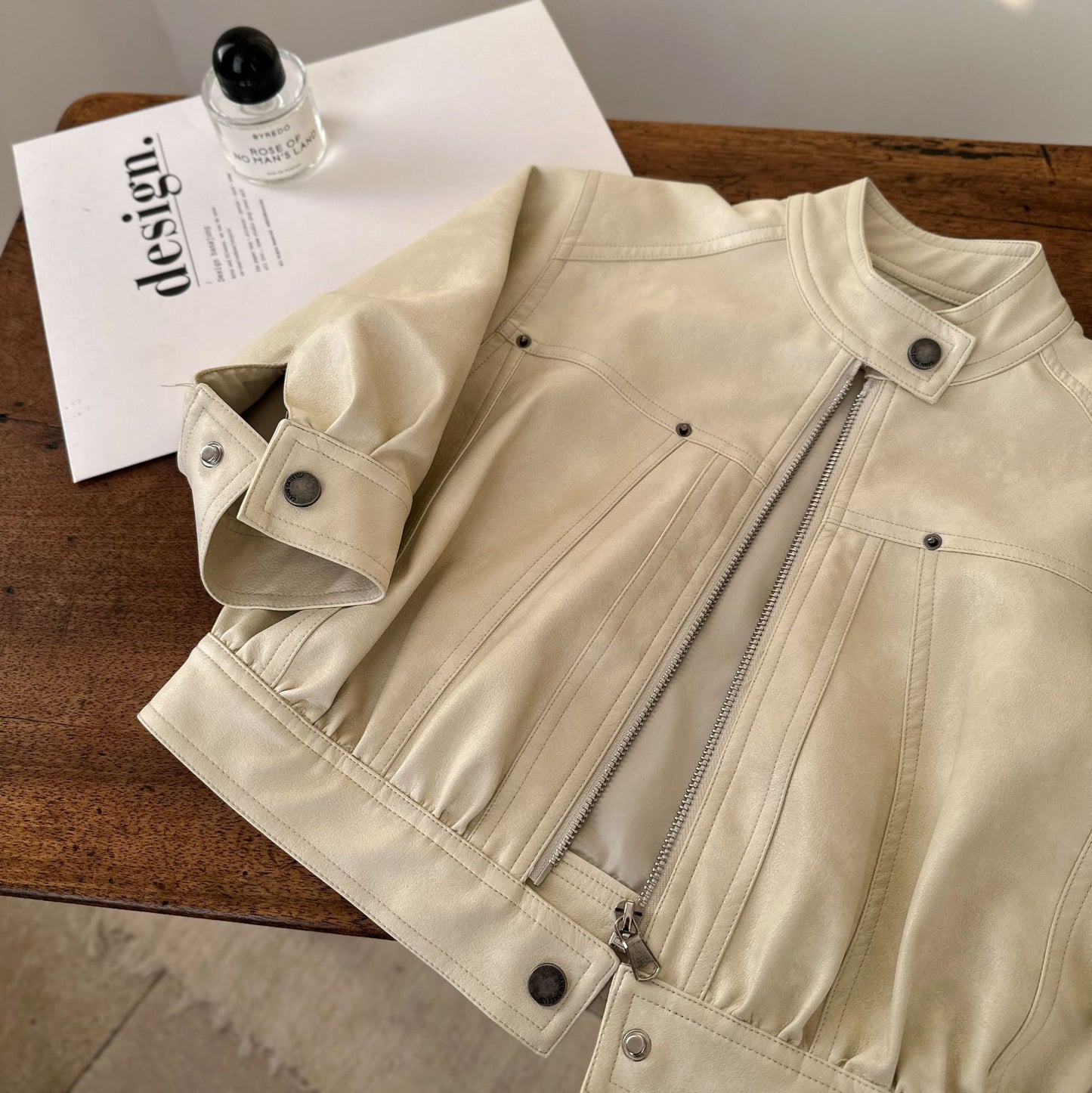 Chaqueta de piel Sintética para Niños con Botones