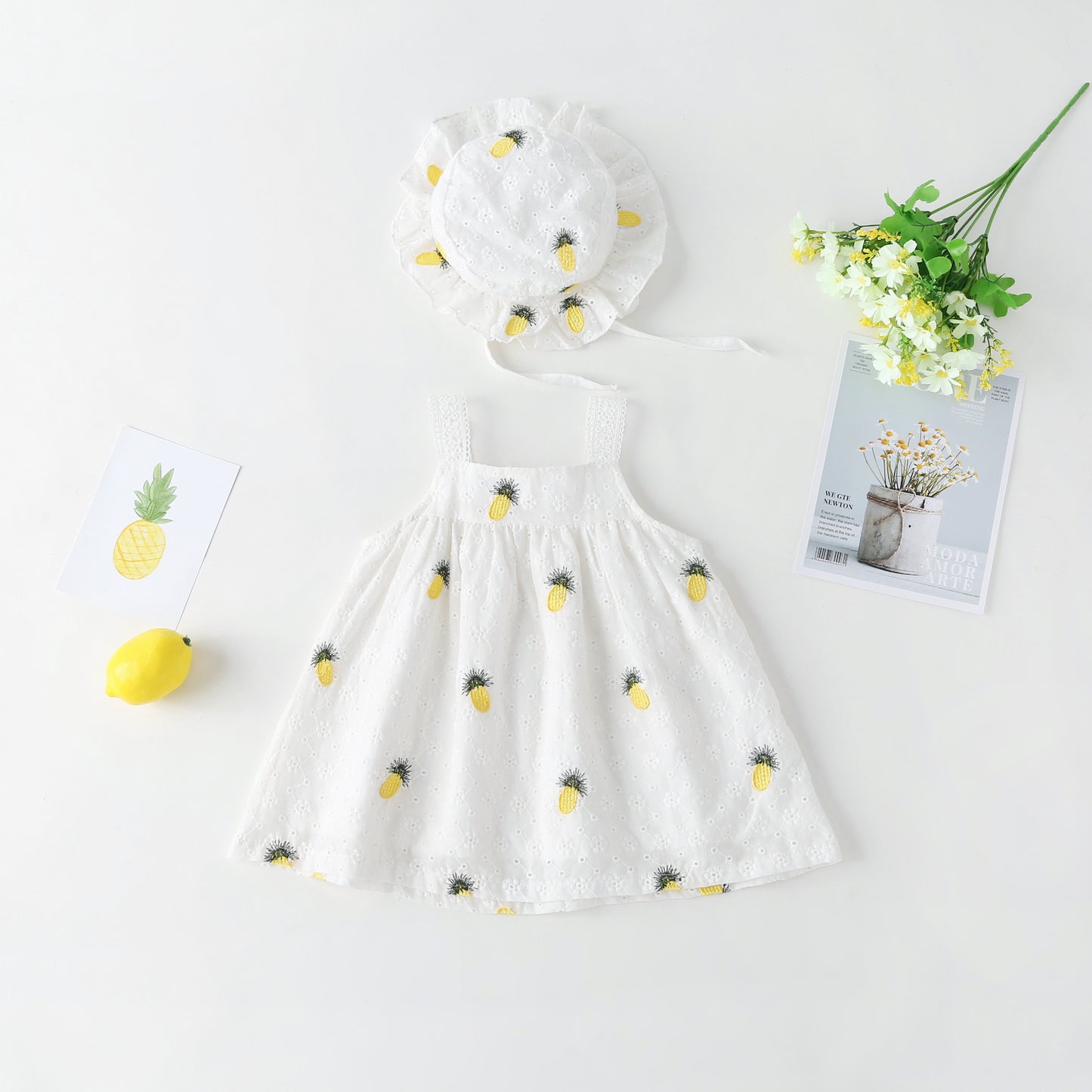 Vestido Infantil Piña Verano