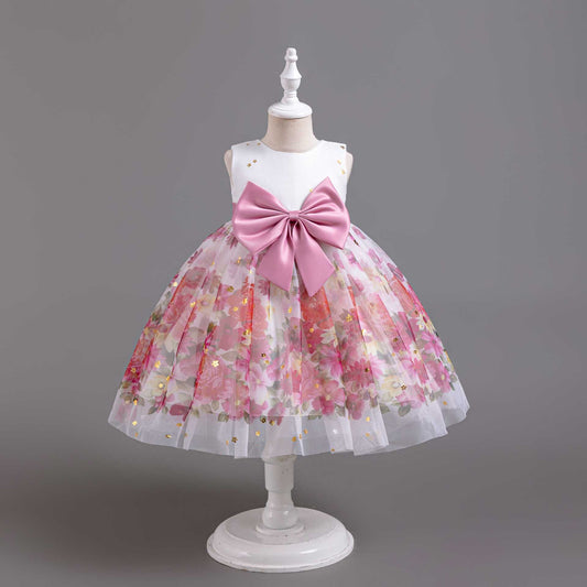 Vestido de Fiesta Floral Infantil