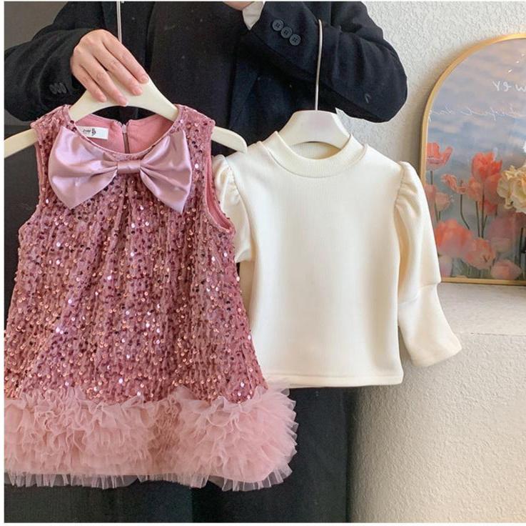 Vestido infantil Brillante Invierno/Verano