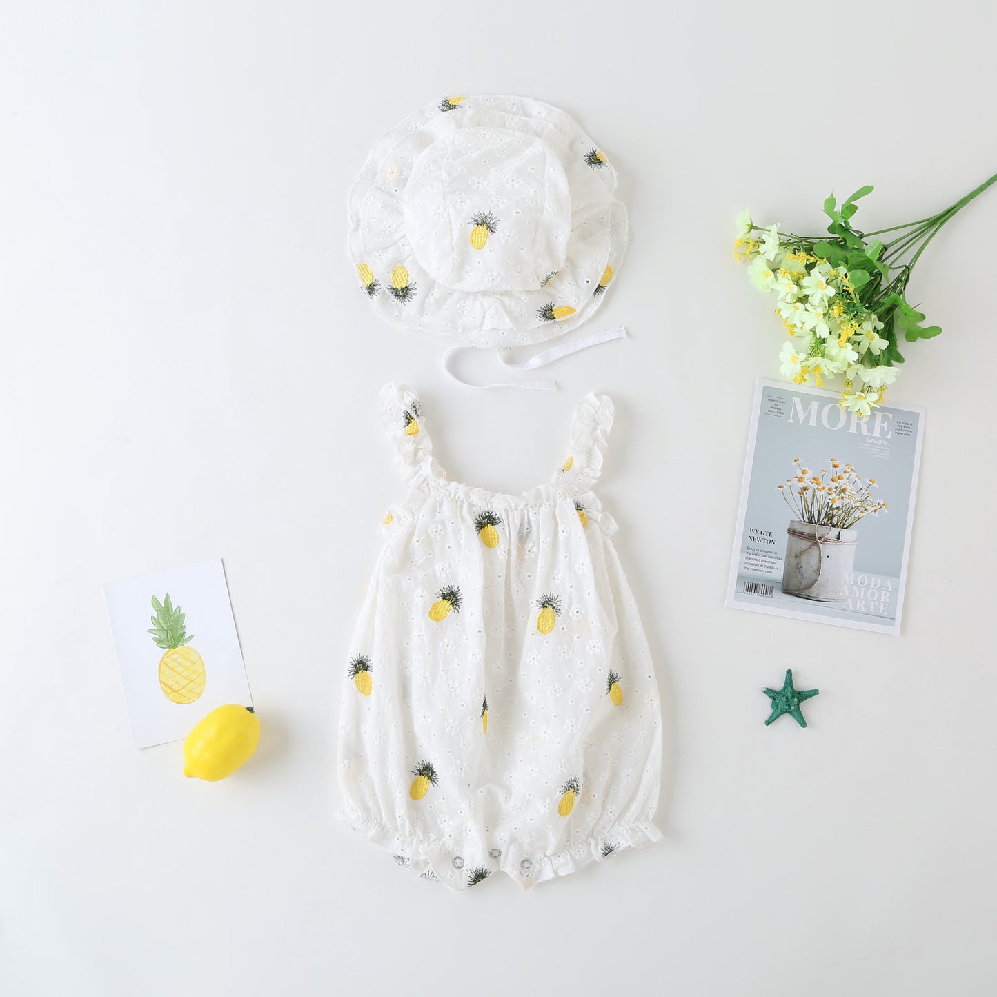 Vestido Infantil Piña Verano